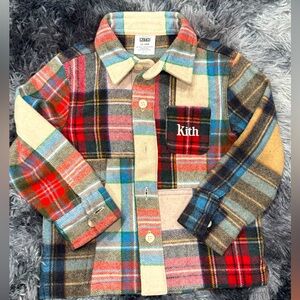 KITH KIDS Flannel shirt